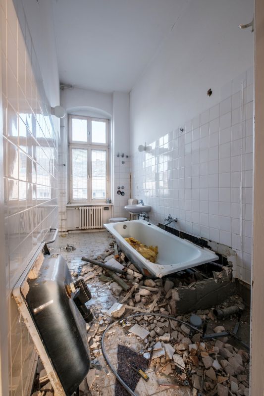 Bathtub Removal and Preparation